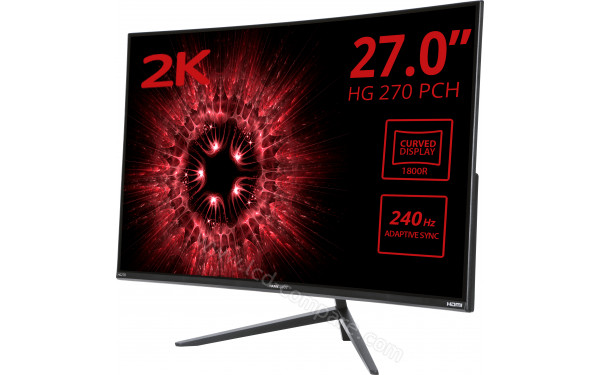 HANNSPREE HG270PCH - Vue 3/4 droite