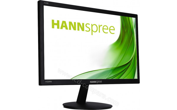 HANNSPREE HL205HPB - Vue 3/4 gauche