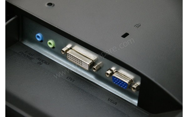 HANNSG HL207DPB - Connectique