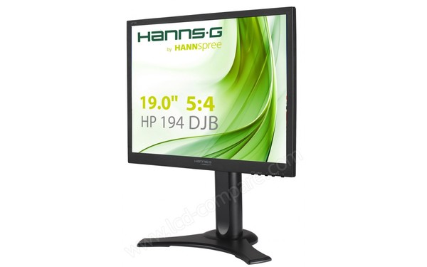 HANNSG HP194DJB - Vue 3/4 droite