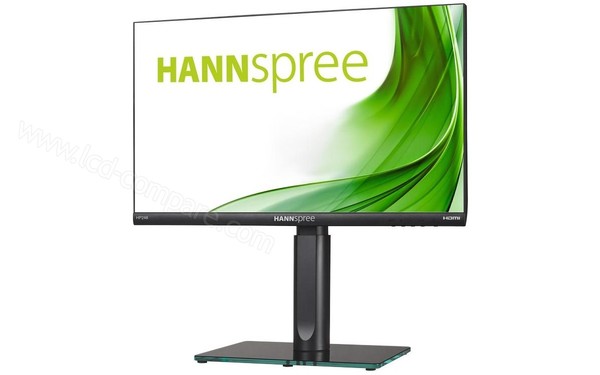 HANNSPREE HP248PJB - Vue 3/4 droite en position haute