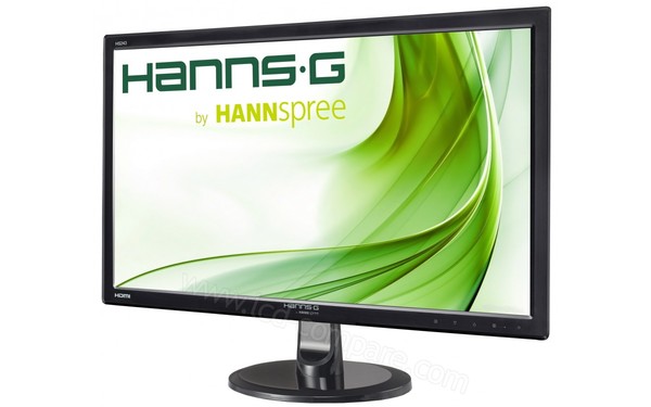 HANNSG HS243HPB - Vue 3/4 droite