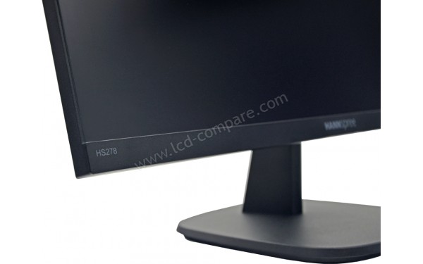HANNSPREE HS 278 PPB - Zoom sur la partie basse gauche
