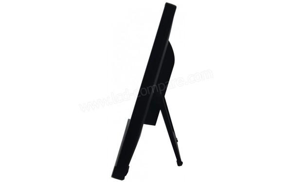 HANNSPREE HT225HPA - Vue de profil droit en position inclin&eacute;e de 15&deg; vers l'arri&egrave;re