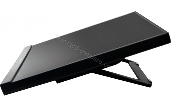 HANNSG HT225HPB - Vue de profil droit en position inclin&eacute;e de 70&deg; vers l'arri&egrave;re