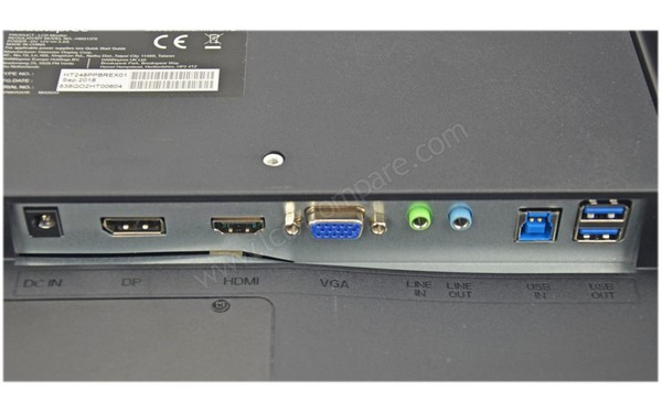 HANNSPREE HT248PPB - Connectiques