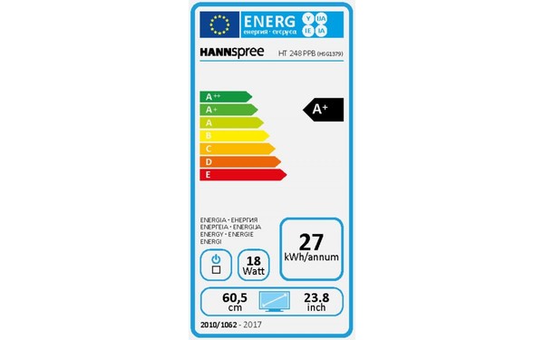 HANNSPREE HT248PPB - &Eacute;tiquette &eacute;nergie