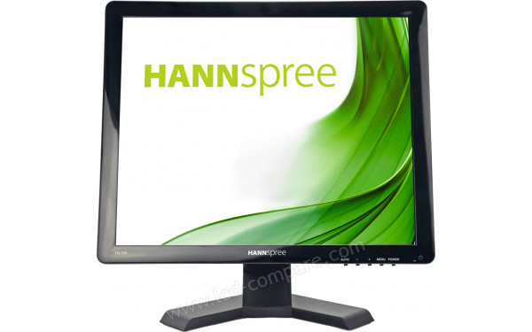 HANNSPREE HX194HPB - Vue de face en position inclin&eacute;e