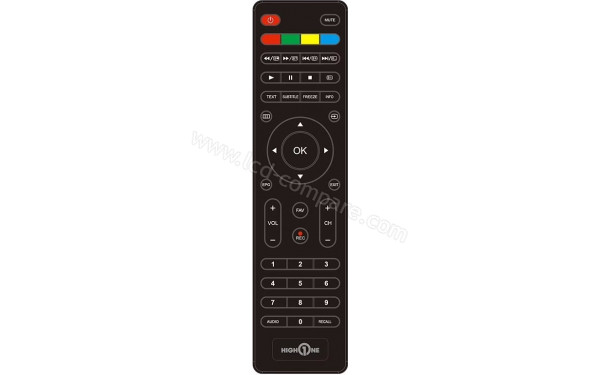 HIGH ONE HI2418HD-MM - T&eacute;l&eacute;commande