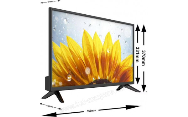 HIGH ONE HI2422HD-MM - Vue 3/4 gauche