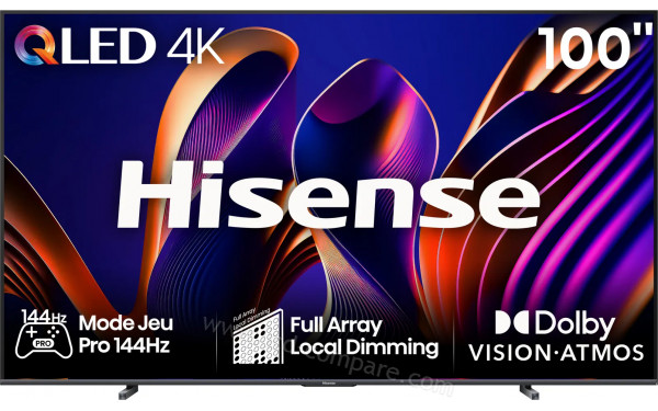 HISENSE 100E7NQ PRO - Vue de face