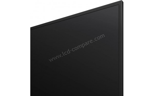 HISENSE 100E7NQ PRO - Zoom sur le coin sup&eacute;rieur droit