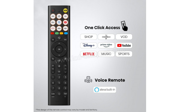 HISENSE 100U7SE - T&eacute;l&eacute;commande