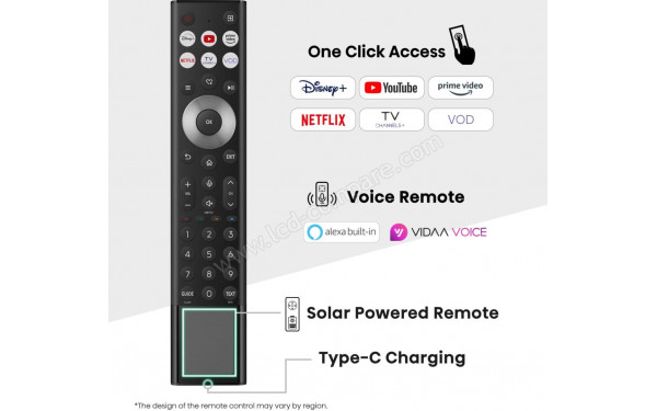 HISENSE 100U8Q - T&eacute;l&eacute;commande