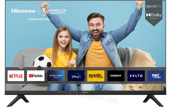 HISENSE 32A43G - Vue de face