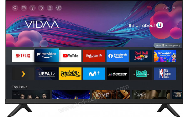 HISENSE 32A4FG - Vue de face