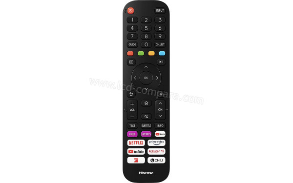HISENSE 32A4FG - T&eacute;l&eacute;commande