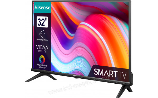 HISENSE 32A4K - Vue 3/4 droite