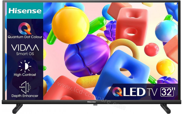 HISENSE 32E53KQT - Vue de face