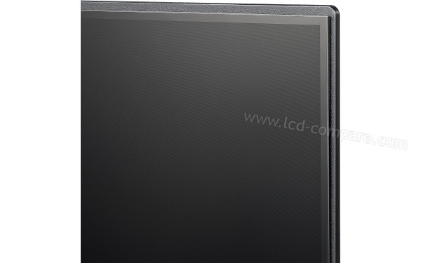 HISENSE 32E53KQT - Zoom sur le coin sup&eacute;rieur droit