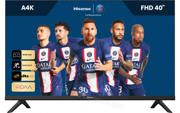 HISENSE 40A49K - Vue de face
