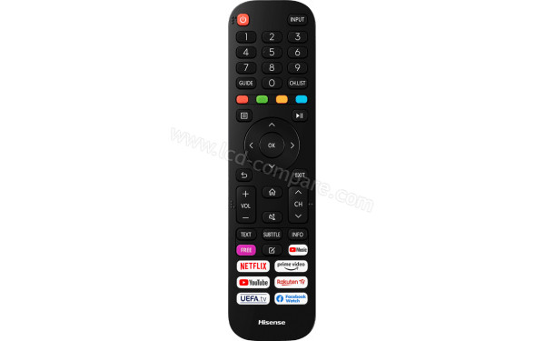 HISENSE 40A4BG - T&eacute;l&eacute;commande