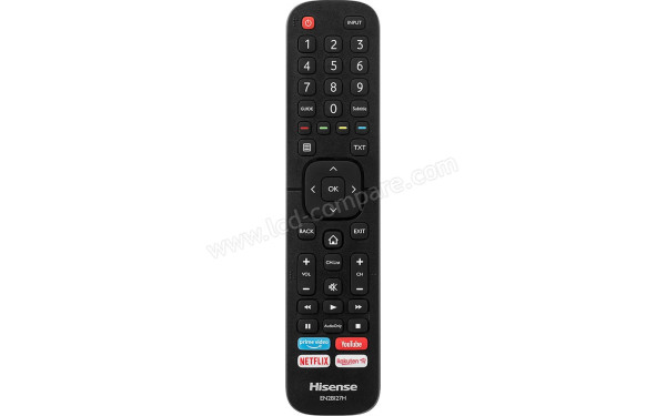 HISENSE 40A4CG - T&eacute;l&eacute;commande