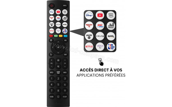 HISENSE 40A4K - T&eacute;l&eacute;commande