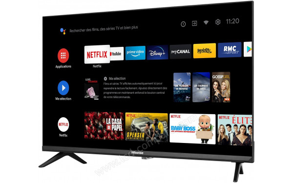 HISENSE 40AE5600FA - Vue 3/4 droite