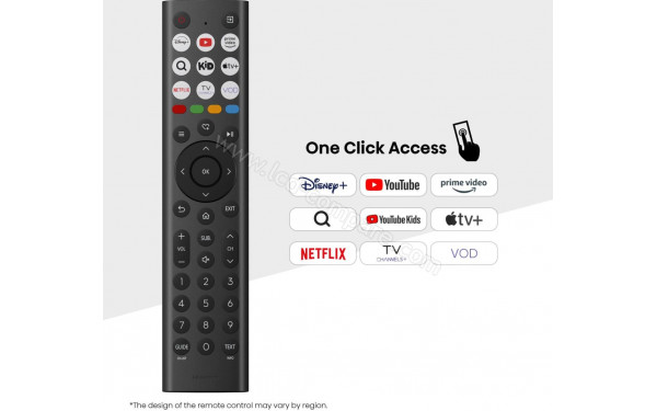 HISENSE 40E4QT - T&eacute;l&eacute;commande