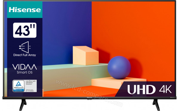 HISENSE 43A69K - Vue de face