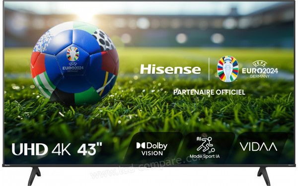 HISENSE 43A6N - Vue de face