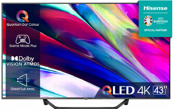 HISENSE 43A79KQ - Vue de face