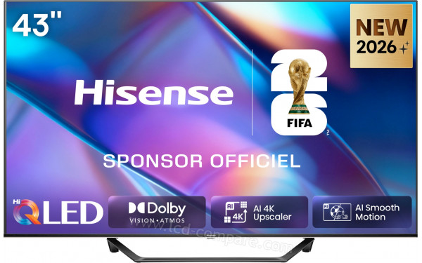 HISENSE 43A79S - Vue de face