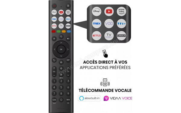 HISENSE 43A7Q - T&eacute;l&eacute;commande