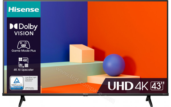 HISENSE 43E63KT - Vue de face