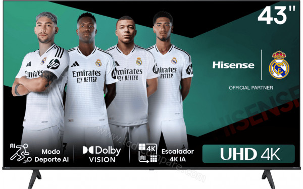 HISENSE 43E6NT - Vue de face