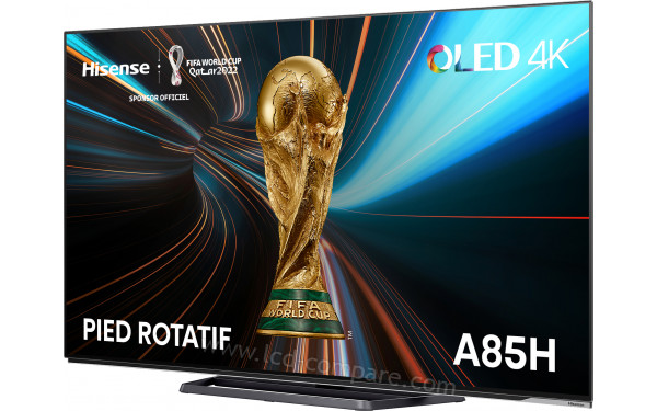 HISENSE 48A85H - Vue 3/4 droite