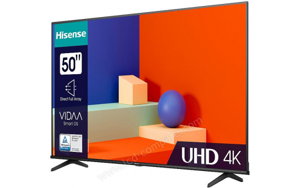 HISENSE 50A6K - Vue 3/4 droite