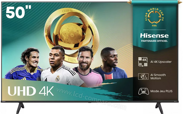 HISENSE 50A6Q - Vue de face