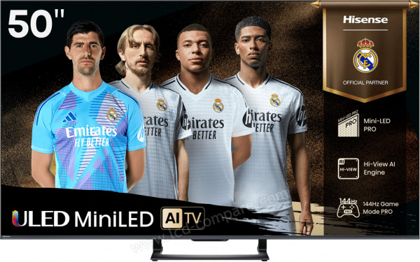 HISENSE 50U7Q - Vue de face