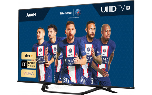 HISENSE 55A66H - Vue 3/4 droite