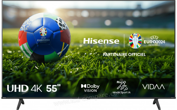HISENSE 55A6N - Vue de face