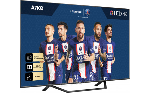 HISENSE 55A72KQ - Vue 3/4 gauche