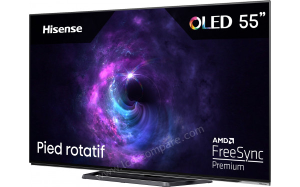 HISENSE 55A85H - Vue 3/4 droite
