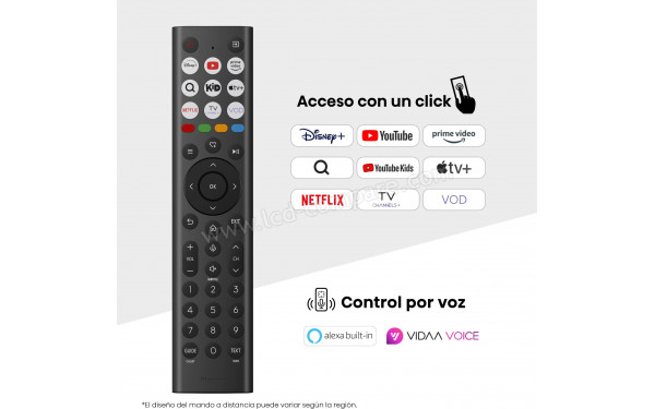 HISENSE 55E77Q Pro - T&eacute;l&eacute;commande