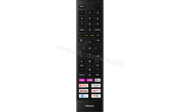HISENSE 55E78GQ - T&eacute;l&eacute;commande