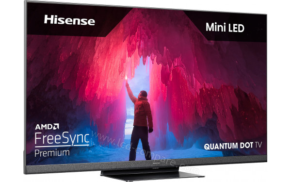 HISENSE 55E8HQ - Vue 3/4 gauche
