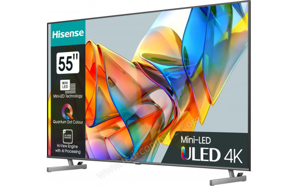 HISENSE 55U66KQ - Vue 3/4 droite