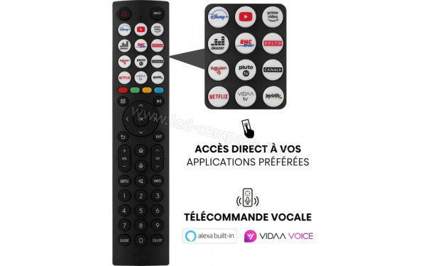 HISENSE 55U69NQ - T&eacute;l&eacute;commande